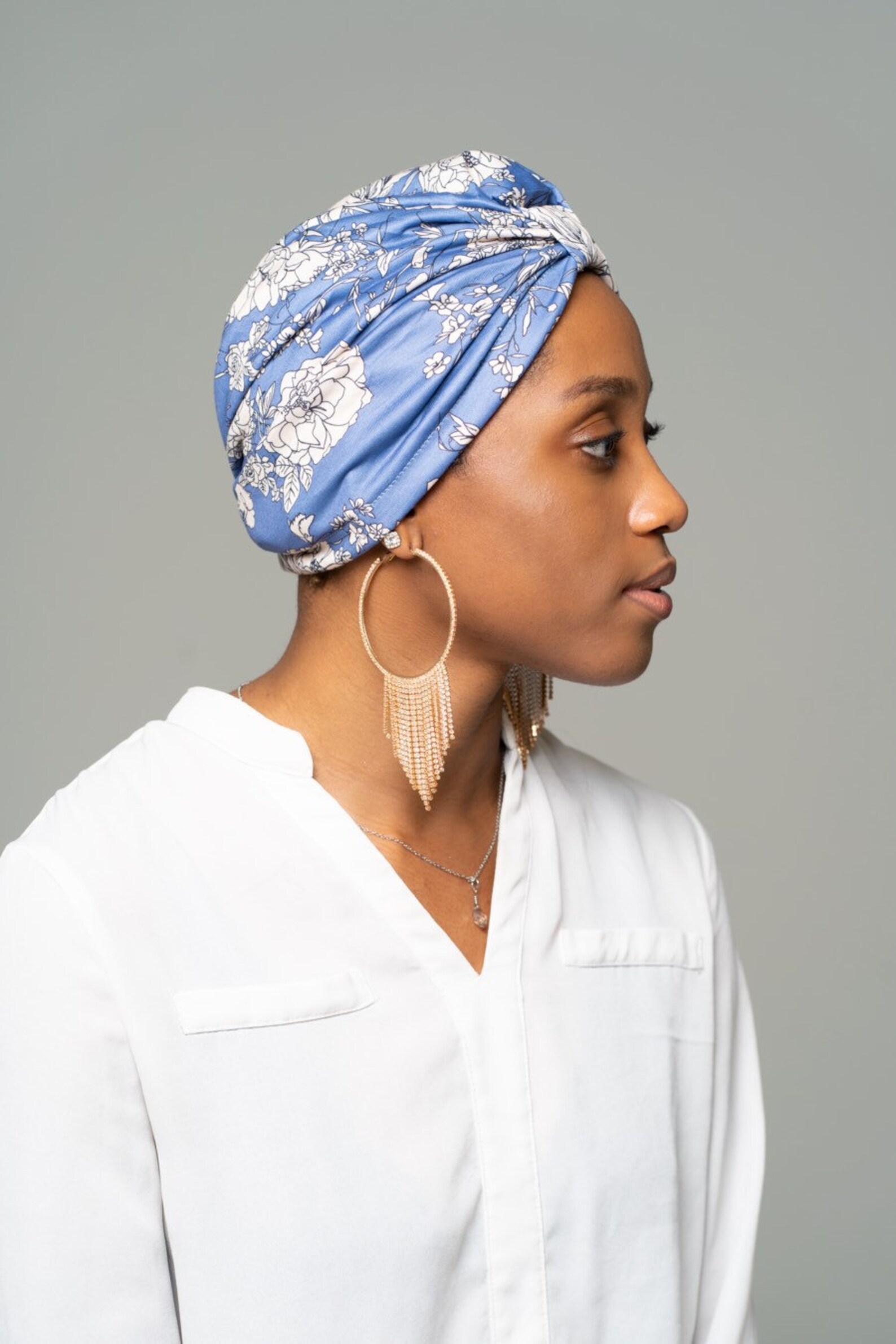 satin hair turban sleep