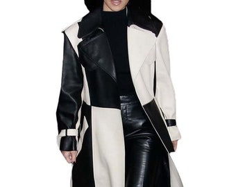 white and black jacket