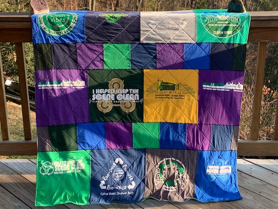 Hang A T-Shirt Quilt on The Wall