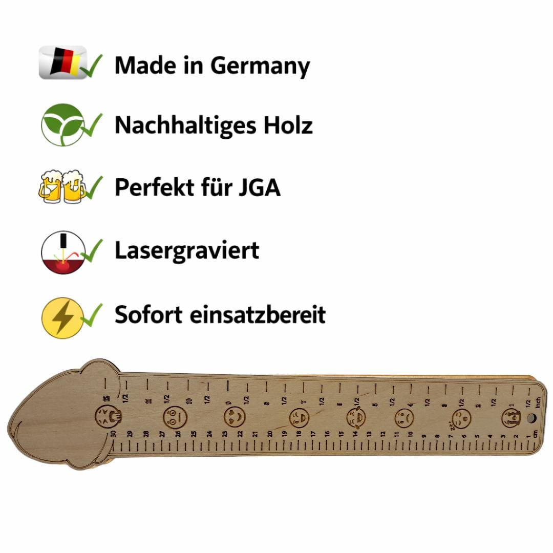 Party Rulers Willy Meter Ruler – Stag Party Gift for Men – Funny Gag Gift for ...