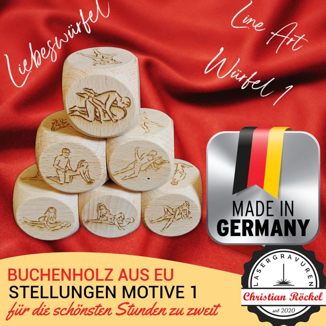Date Night Würfel Für Paare – 12-seitige Holz-Würfel Mit Romantischen Ideen
