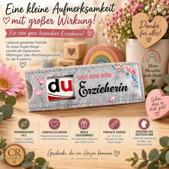 You are a great teacher! Felt cover for Duplo, gift for a teacher, kindergarten thank you, small token of appreciation, farewell gift