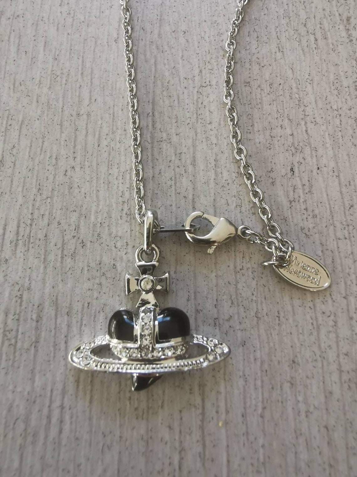 Vivienne westwood necklace heart Clearance