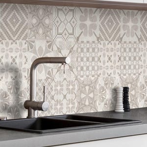 Küchenrückwand selbstklebend Mosaik beige Spritzschutz Folie