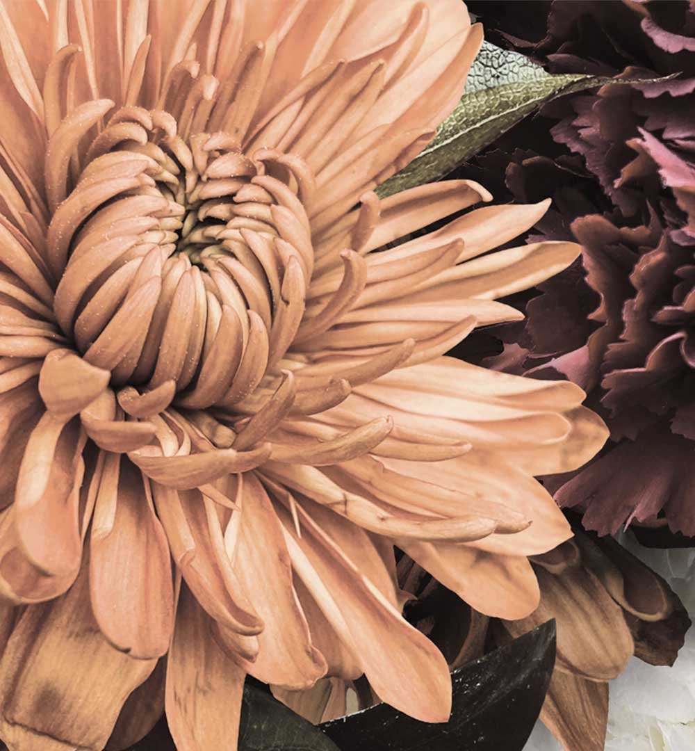 2 x 0,9 m selbstklebende Folie - Floral Blumen (16,66 €/m²) Klebefolie  Dekorfolie Möbelfolie