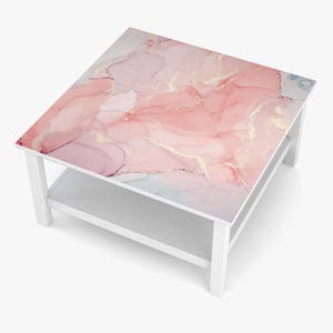 Tischfolie Marmor rosa gold Bubblefree selbstklebend Folie