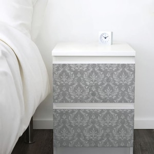 Aufkleber für Malm Klebefolie Muster 02 Möbel IKEA Kommode Möbelfolie selbstklebend Dekofolie Tattoo Aufkleber Folie bubblefree