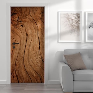 Türtapete Türposter Türfolie Holz Türbild Türaufkleber Folie