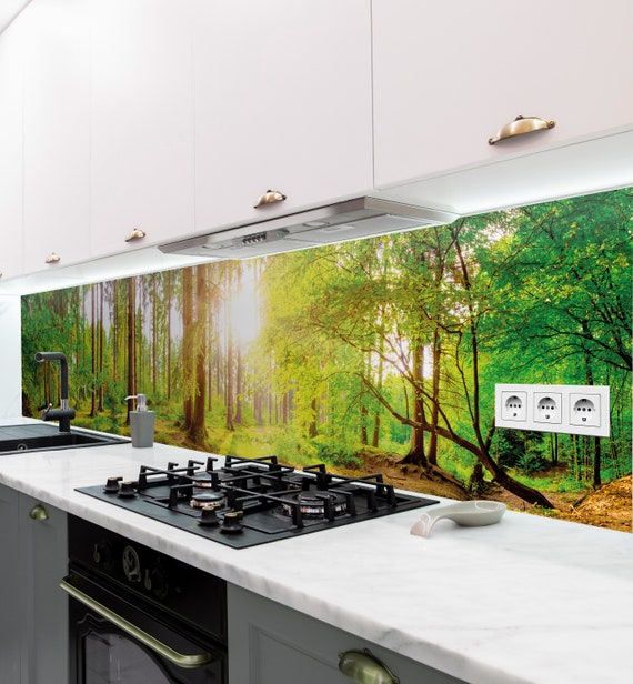 Self-adhesive splashback kitchen foil CONCRETE 180 x 60 cm PREMIUM QUALITY Water-resistant foil for kitchen 