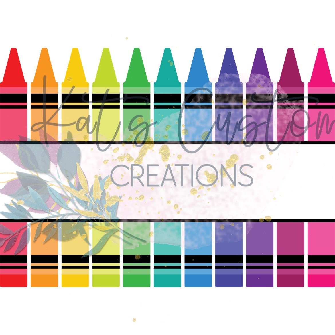 Download Crayon Split Monogram SVG Teacher Crayon Name SVG School | Etsy