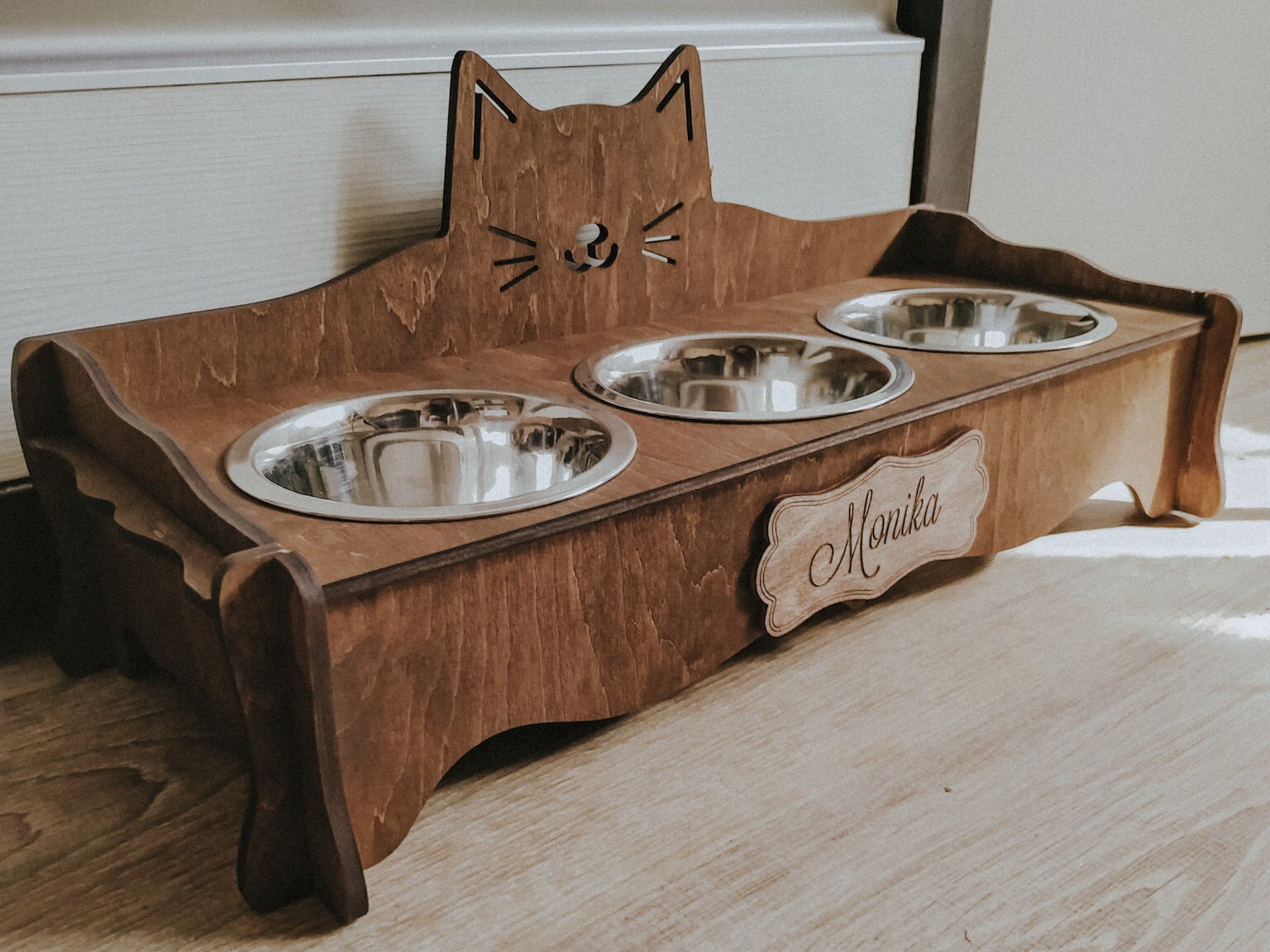 Cat bowl pet bowls. Cat food bowl elevated cat bowl. Cat Etsy