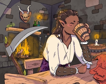 Custom D&D character commissions - Digital download