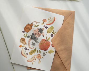Bean Security - Art Print - Watercolour Print