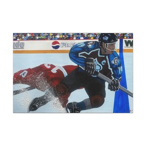 New Vintage Joe Sakic #19 Quebec Nordiques Stitched Hockey Jersey S-3XL  Blue