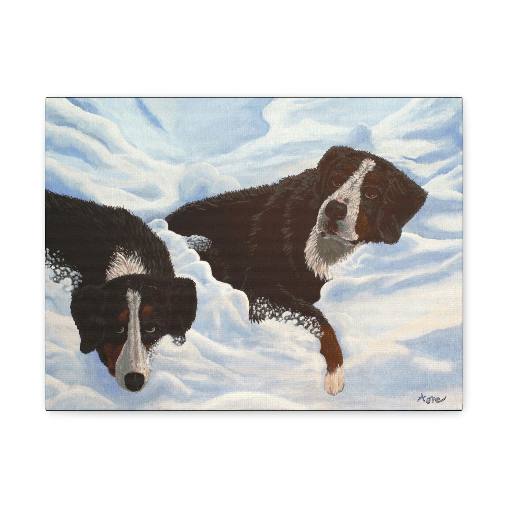 Bernese Mountain Dog Art Bernese Mountain Dog Wall Art Print - Etsy