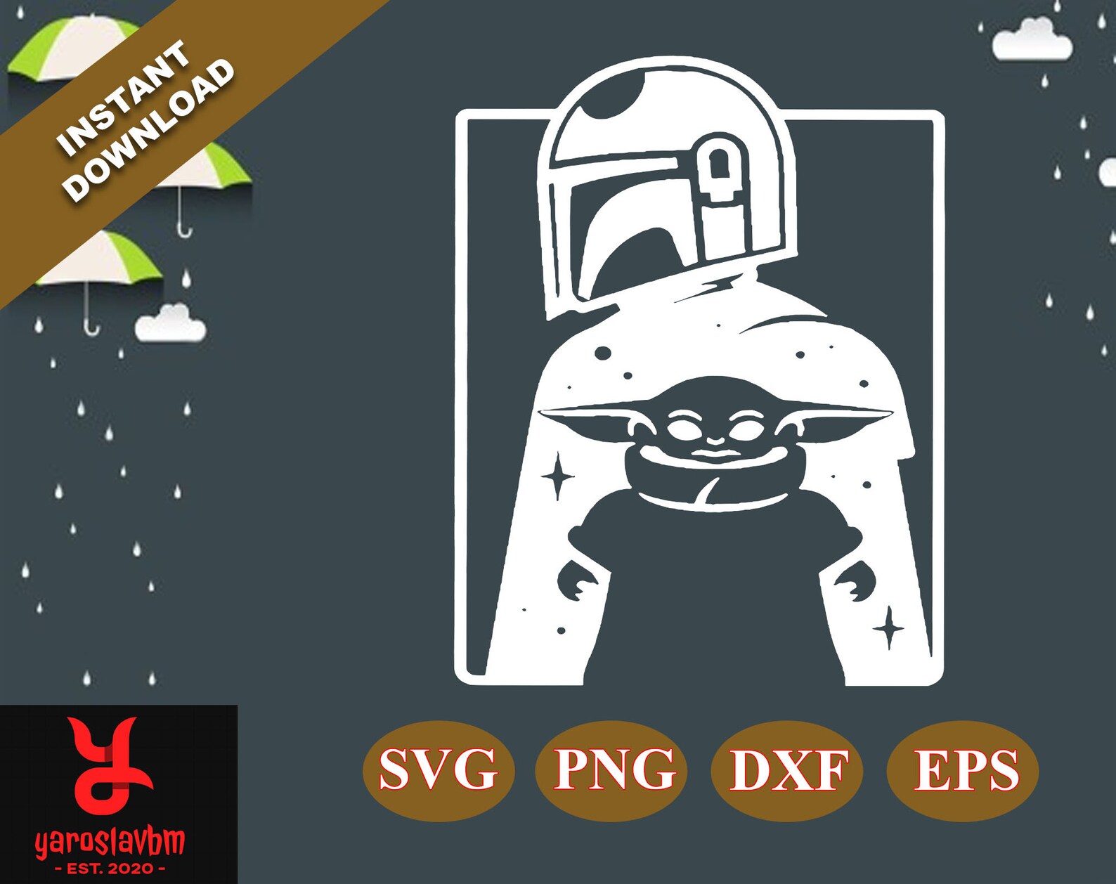 Free Free 217 Baby Yoda Face Svg SVG PNG EPS DXF File