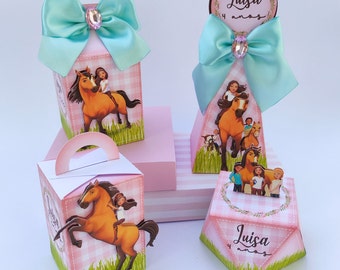 Spirit Riding Party Personalized Favor Boxes, Pack of 20 box