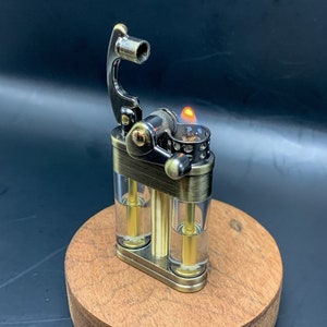 Vintage style Mechanical Window Lighter Kerosene Steampunk Trench Design