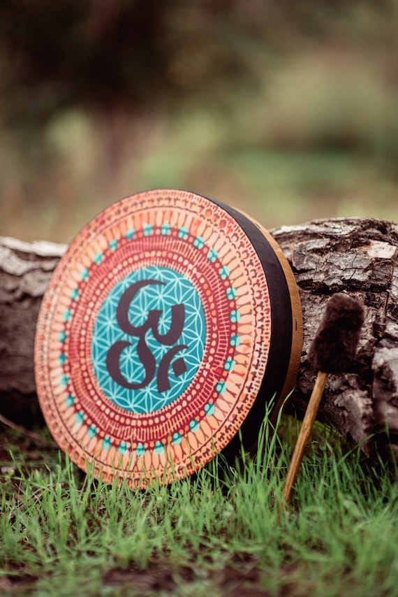 Sacred Vegan "Silence Drum", healing sound, spiritual drum, 16''