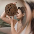 Rain Disc, 8.6 Inch (22 cm) Wooden Ocean Drum, Sound Healing Instrument for Meditation, Yoga & Relaxation product logo