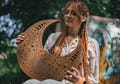 Crescent Ocean Disc 19.5" - Handmade Wooden Ocean Drum for Sound Healing, Yoga, Meditation, Sound Bath & Therapy product logo