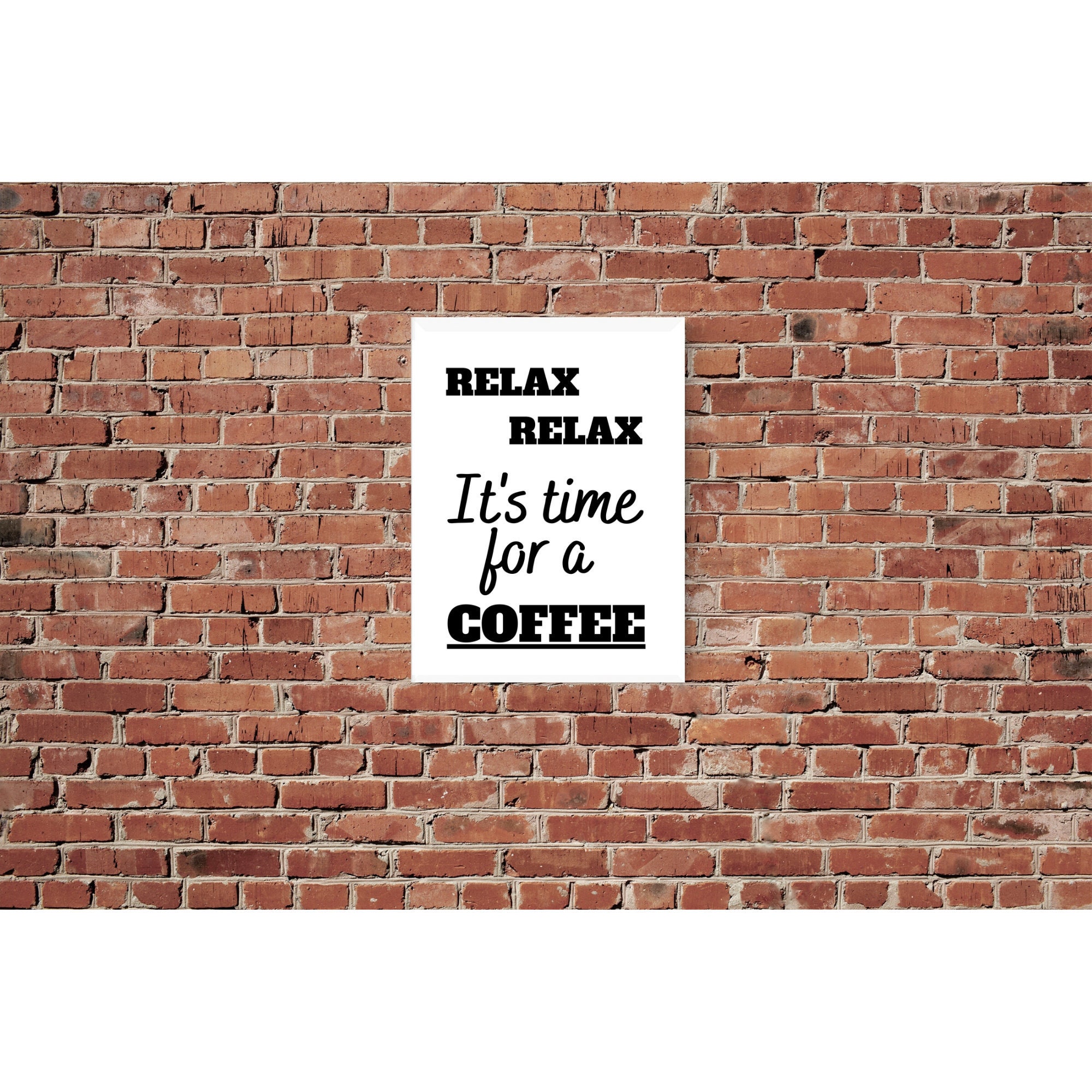 Coffee time coffee table top quote coffee shop quote Etsy
