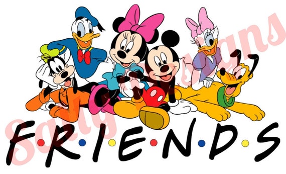 Mickey Mouse and Friends PNG File, Mickey Mouse PNG, Minnie Mouse, Friends  PNG, Mickey & Friends