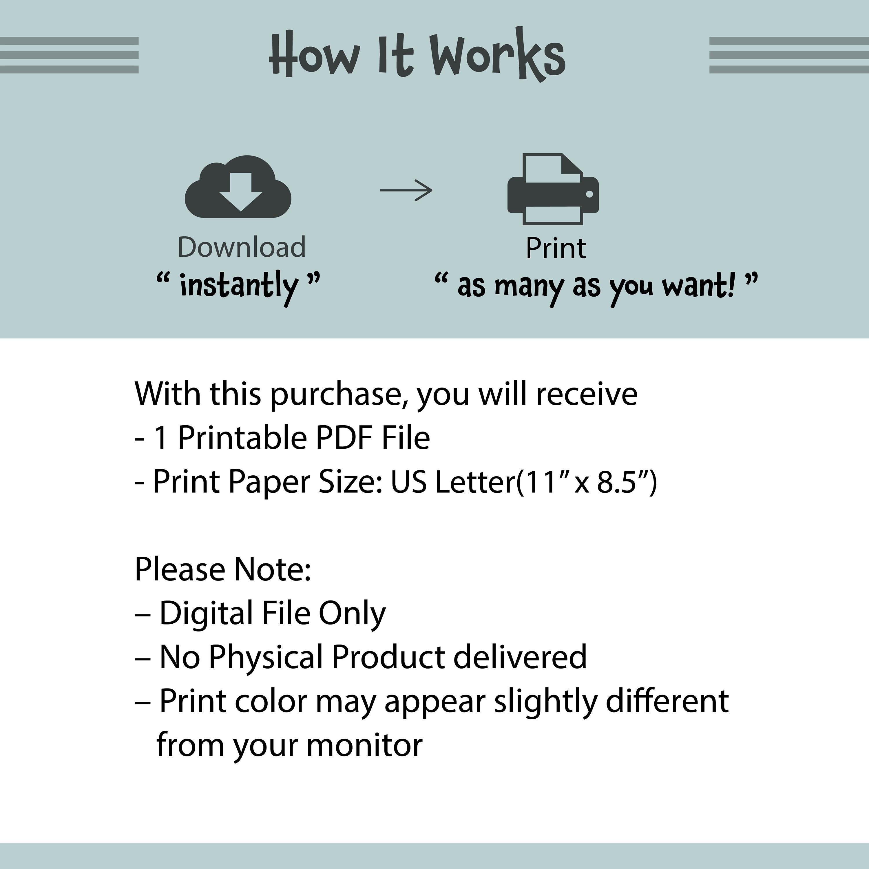 Kids Printable Stationery, Cute Rabbit Stationery Set, Rabbit Writing ...