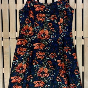 Womens Dress Peruvian Connection Size UK 10 US 6 Flowers