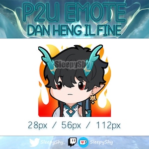 Honkai Star Rail Cute Dan Heng Imbibitor Lunae IL Fine Emote for Twitch, Discord, YouTube, Kick