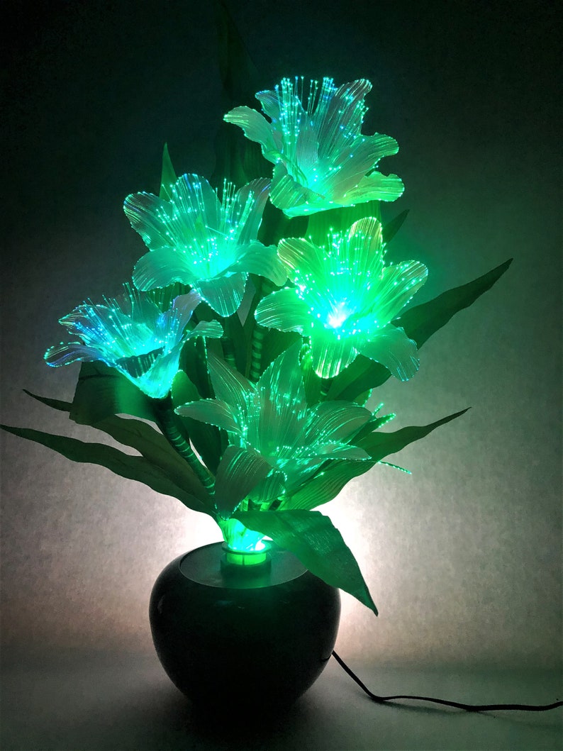 Light ahead LED Fiber Optic Flowers Lamp Centerpieces with Etsy