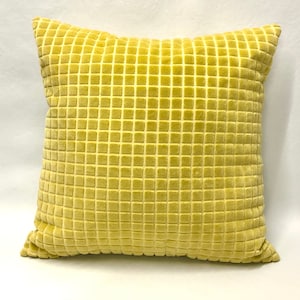 Yellow Velvet Check