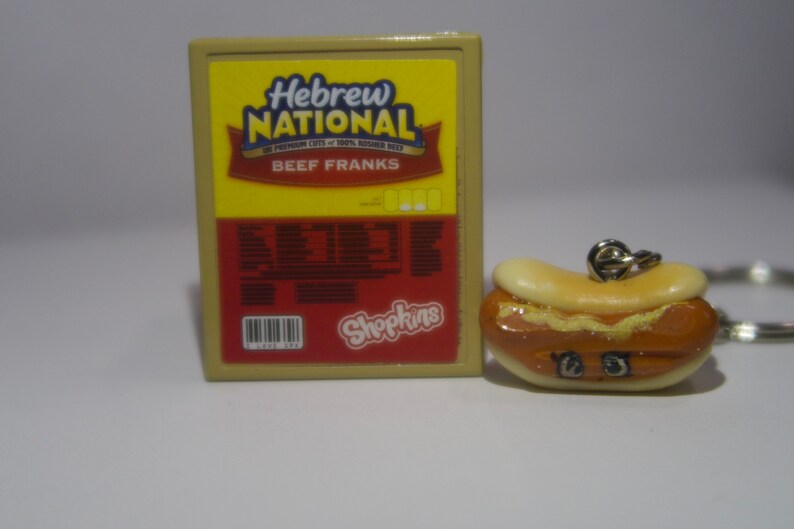 Hebrew national beef franks keychain