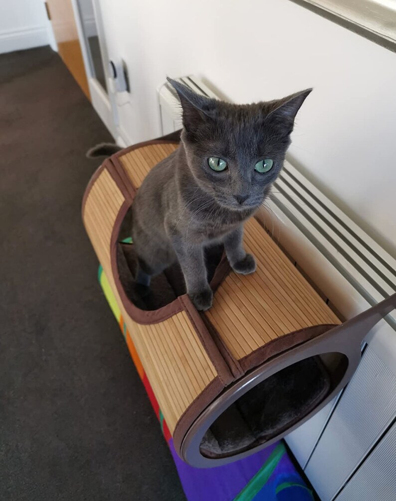 bamboo cat radiator bed
