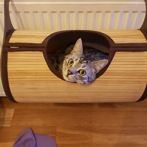 bamboo cat bed
