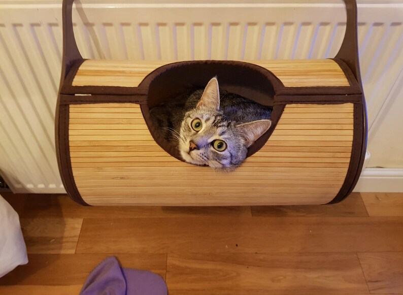 bamboo cat radiator bed