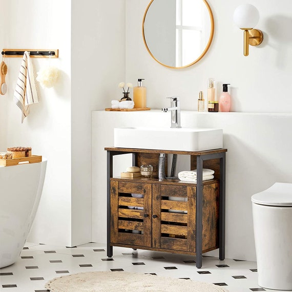Industrial Style Under Sink Bathroom Toilet Cabinet Unit With Hong Kong - Bathroom Under Sink Storage Wooden Cabinet Industrial Style Under Sink Bathroom Toilet Cabinet Unit With Hong Kong - Bathroom Under Sink Storage Wooden Cabinet