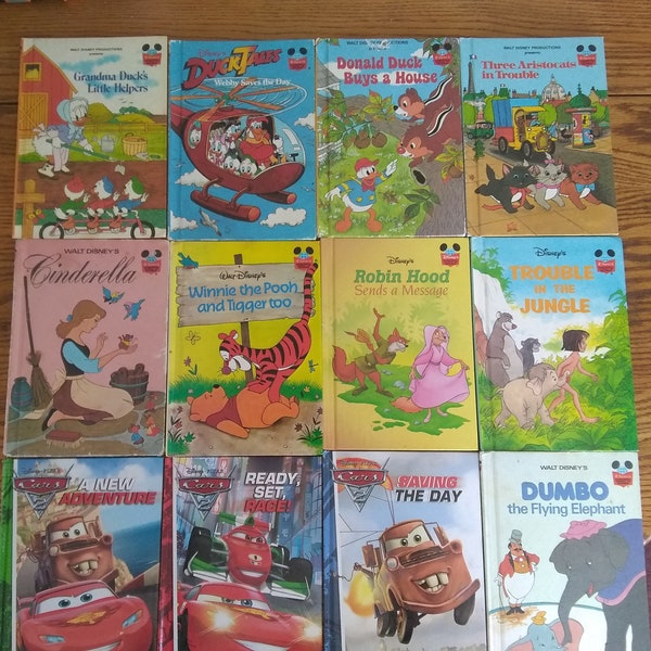 12 vintage children's books set #9