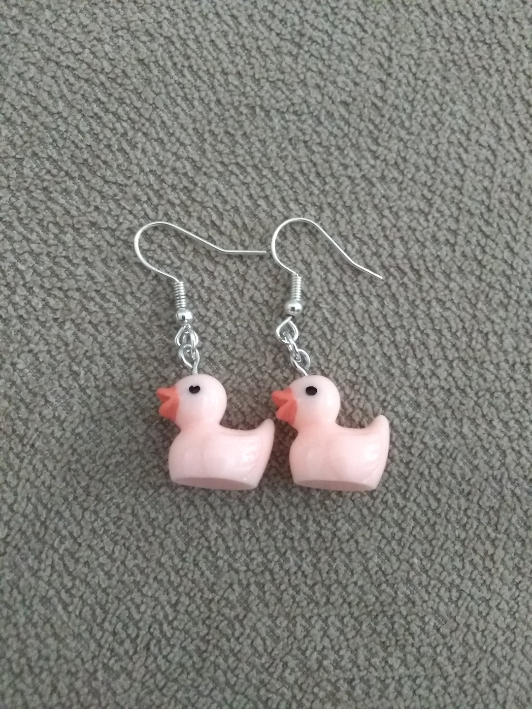 Mini Rubber Ducky Earrings Etsy