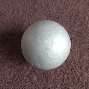 3'' Marked Styrofoam Balls in Sets of Six, Premarked Polystyrene Balls, 8cm  3.15 Inches Styrofoam Balls, Polystyrene Spheres, Foam Balls 