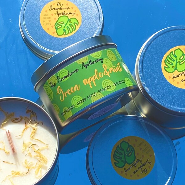 Mint Green Candles Etsy