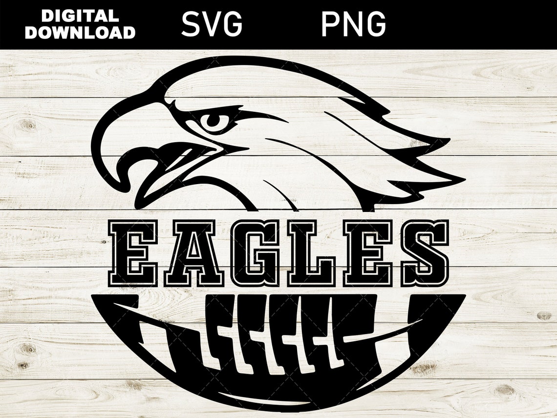 Eagle SVG, Eagles Svg Mascot, PNG, Eagles Download SVG Cut File ...