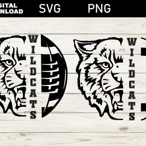 Wildcats Wildcat, svg, png, Wildcats clipart, Wildcat football svg, Wildcat svg mascot cut file, Wildcats Head svg, Mascot Wildcat Svg