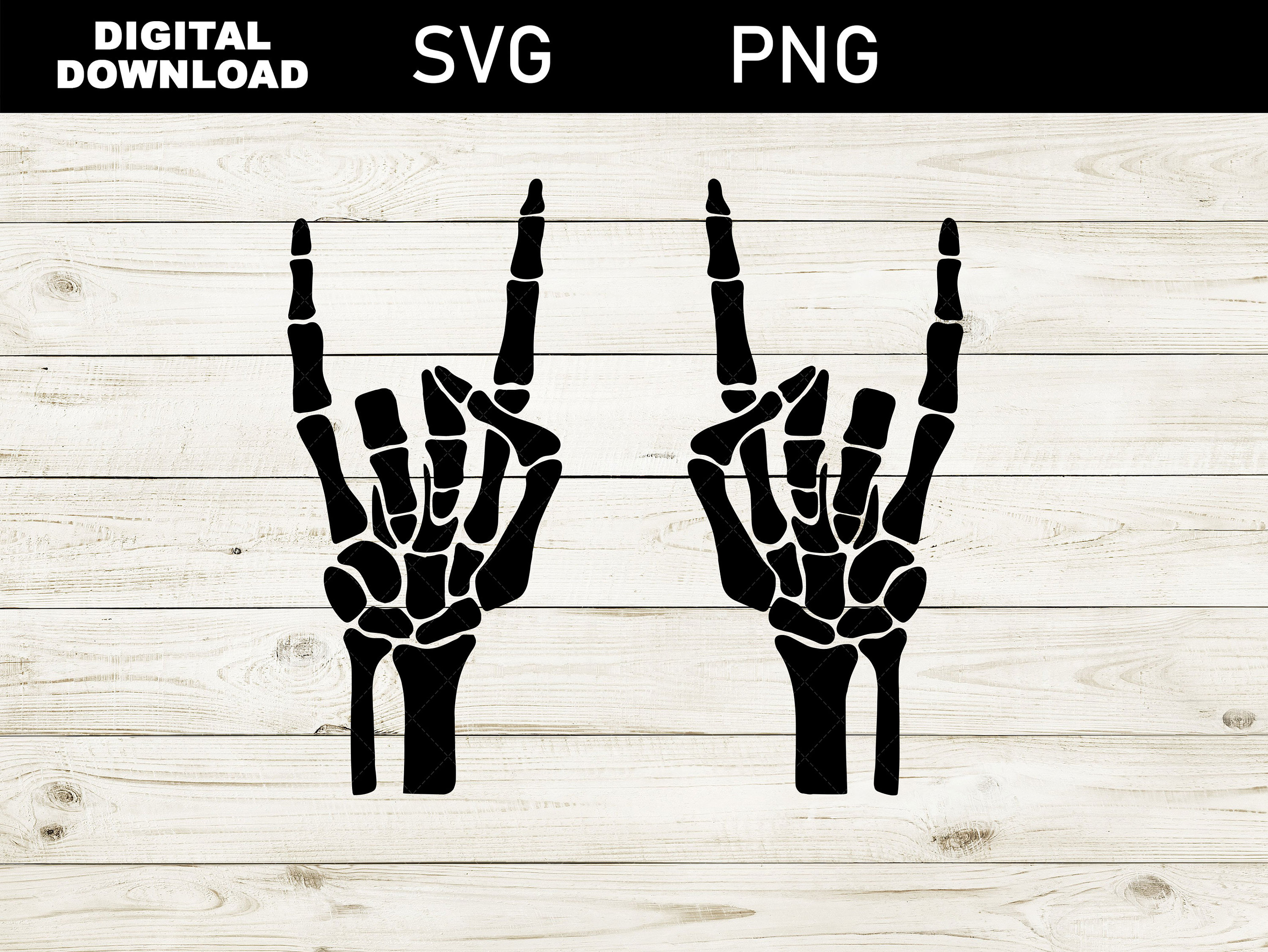 Skeleton Rock Hand Svg Hand Sign Silhouett Bones Of Human, 58% OFF