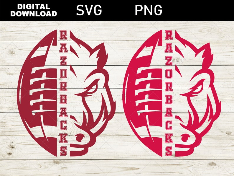 Arkansas Razorbacks Svg Razorbacks SVG Football SVG - Etsy