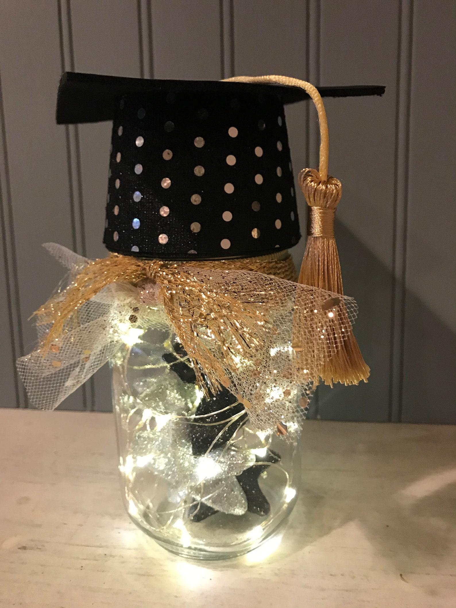 Graduation Decor Centerpiece Mason Jar Graduation Decor W Etsy