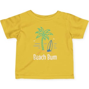 Beach Bum Boys Infant Tee, Baby Cruise Shirt, Toddler Vacation Outfit, Nautical Baby Clothes