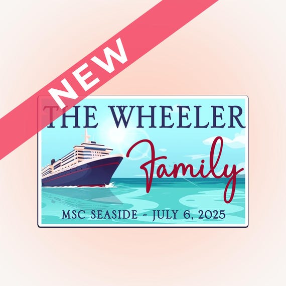 Custom Magnet Cruise Stateroom Door Sign