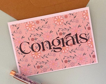 Congrats | Travel Card / Greeting Card / Travel Inspiration