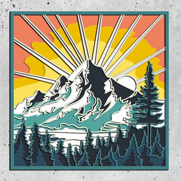 Mountain Shadow Box SVG, Multilayer mountains SVG,3d Mountains svg, Shadow box svg, Nature svg, Mountain Shadow Box SVG, Multilayer mountains SVG,3d Mountains svg, Shadow box svg, Nature svg,